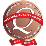 AHCA National Quality Award 2020 Bronze