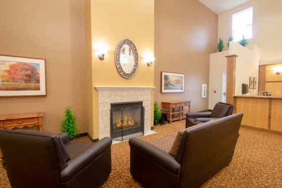 Avamere at Mountain Ridge Fireplace and Seating Area